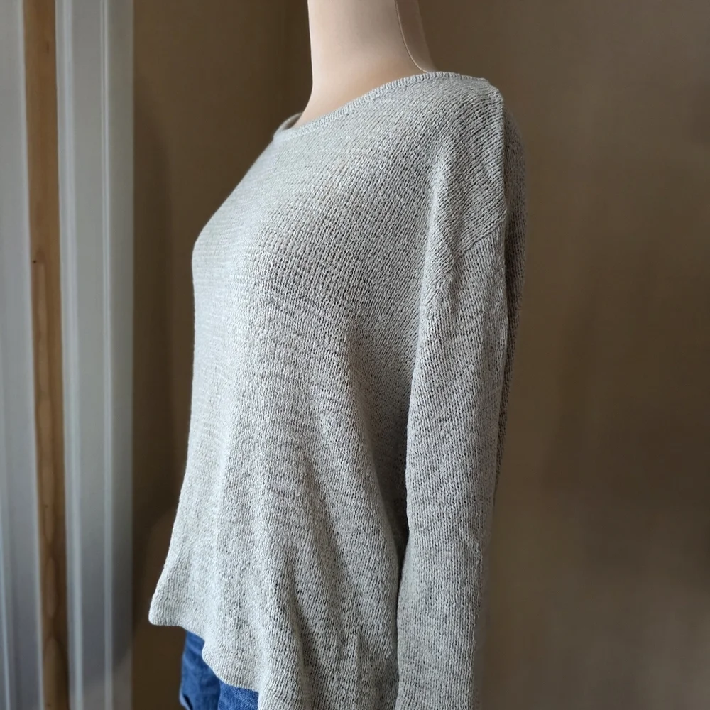 XL Light Tan Taupe Knit Sweater Saint Tropez West‎ Quiet Luxury Old Money